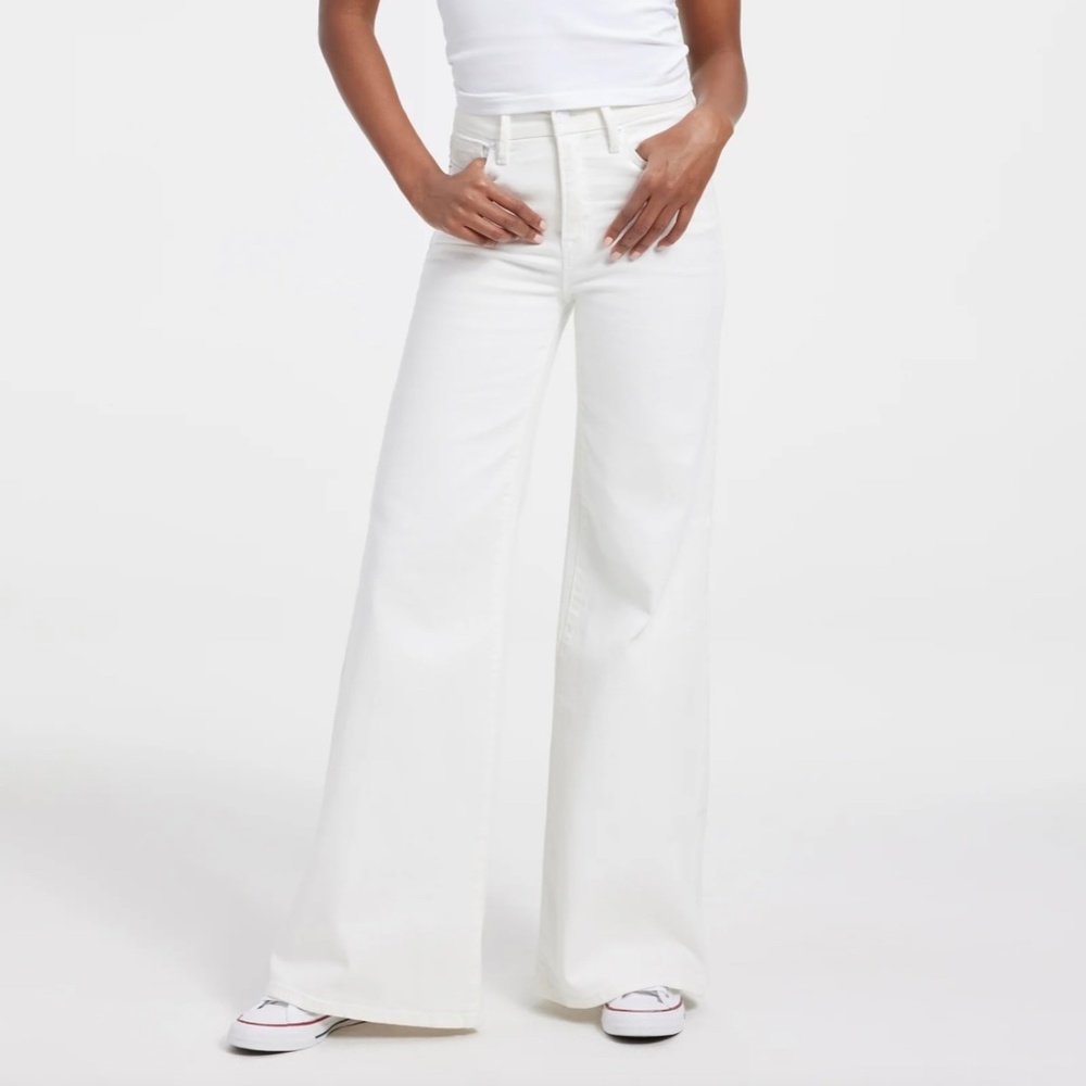 NWT Good American Good Waist Palazzo Jeans, Size 10/30